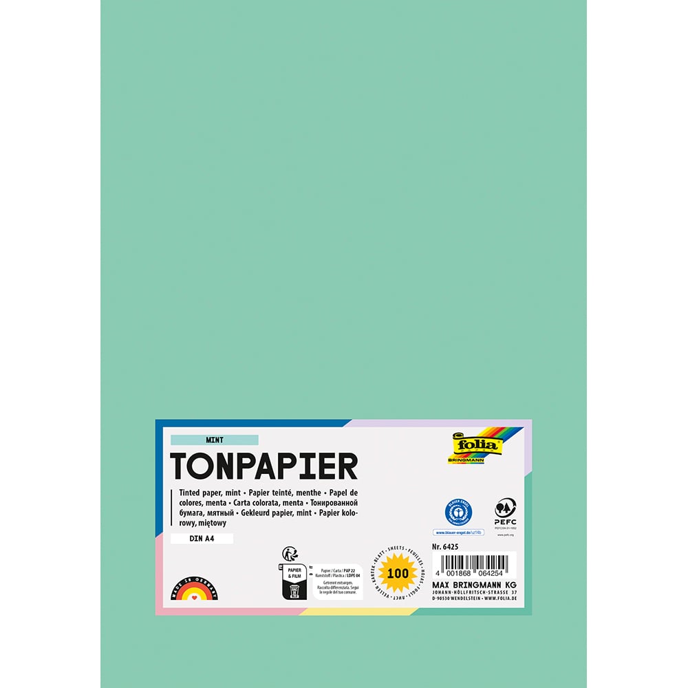 Folia Tegnepapir A4 - 130g 100ark - 25 Mint