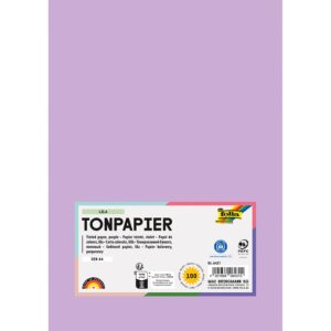 Folia Tegnepapir A4 - 130g 100ark - 31 Lilla