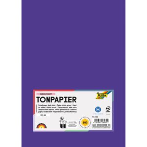 Folia Tegnepapir A4 - 130g 100ark - 32 Mørk Fiolett
