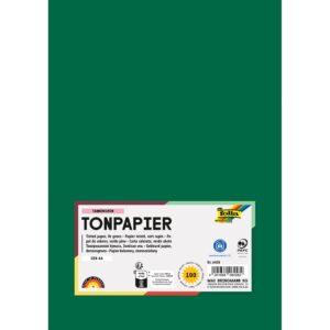 Folia Tegnepapir A4 - 130g 100ark - 58 Grangrønn