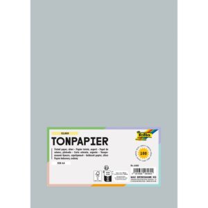 Folia Tegnepapir - A4 - 130g - 60 Sølv - 100ark