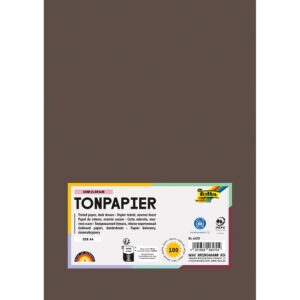 Folia Tegnepapir - A4 - 130g - 70 Mørk brun - 100ark