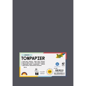 Folia Tegnepapir - A4 - 130g - 88 Antrasitt - 100ark