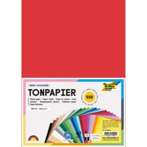 Folia Tegnepapir - A4 - 130g - 500ark Ass farger