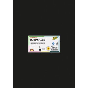 Folia Tegnepapir A3 - 130g 50ark - 90 Sort