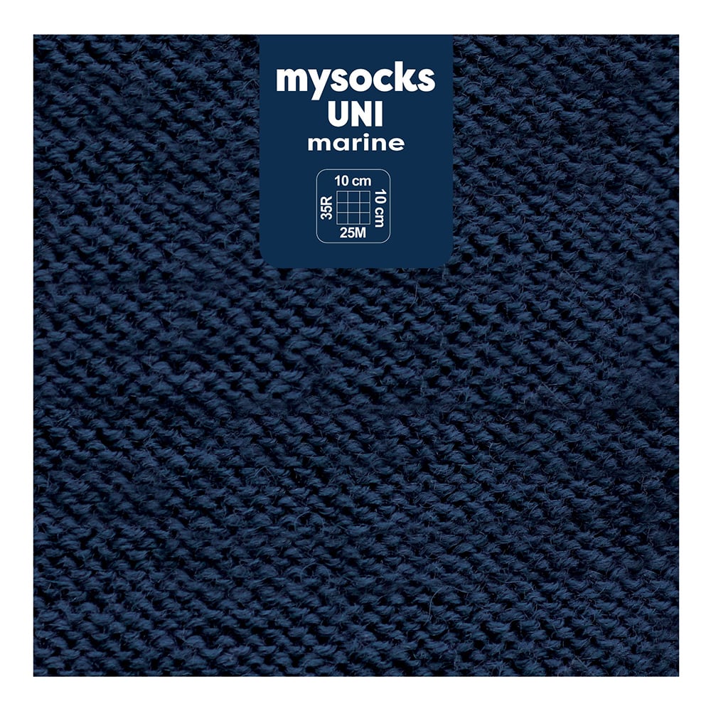 Myboshi Mysocks Uni Sokkegarn 100g - Marineblå - Bilde 2