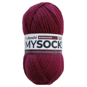 Myboshi Mysocks Uni Sokkegarn 100g - Bordeaux