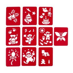 Sjablonger ass.10 stk. 10,5x8cm