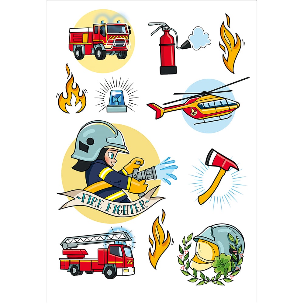 My Mandarine Tattoo Mania Tatovering - Firefighters - Bilde 2