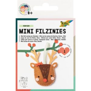 Folia Filtfigur Mini sysett - Reinsdyr