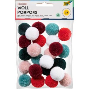 Folia Ullpomponger 24stk - Elegance