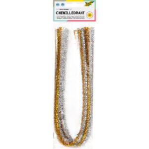 Folia Piperensere 50cm 10stk - Gull/sølv