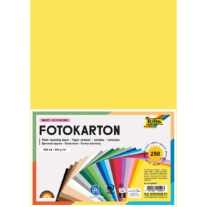 Folia Fotokartong A4 - 300g - 250 ark - 25 farger
