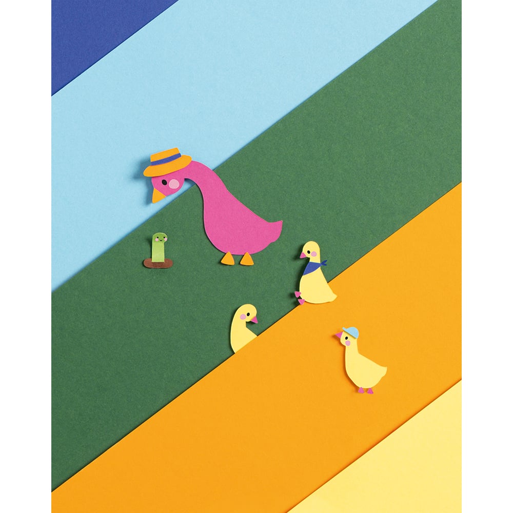 Folia Fotokartong A3 - 300g 10ark - Mix 10 farger - Bilde 3