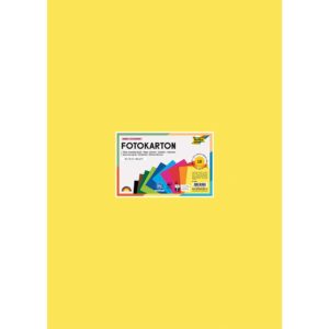 Folia Fotokartong  10 ark,ass. farger 300gr. 50x70
