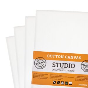 Studio Cotton Canvas - 4pk oppspent lerret - 60x80cm