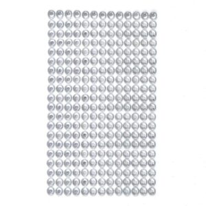 dpCraft Strass m/lim 260stk - 6mm - Klar