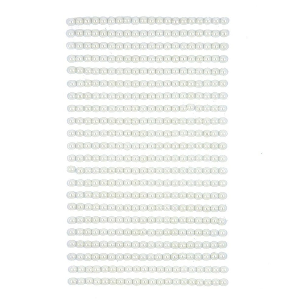 dpCraft Halvperler m/lim 440stk - 4mm - Ivory