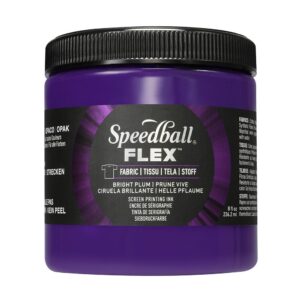 Speedball FLEX Fabric Screen ink 237ml - Bright Plum (lilla