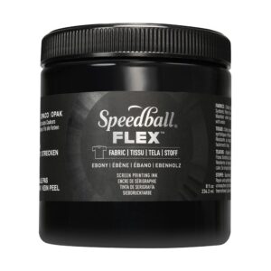 Speedball FLEX Fabric Screen ink 237ml - Ebony (sort)