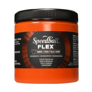 Speedball FLEX Fabric Screen ink 237ml - Mandarin (orange)