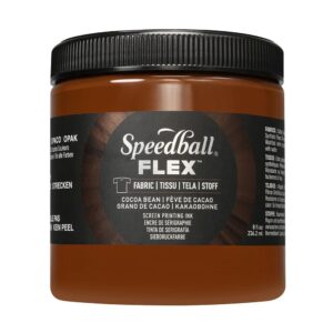 Speedball FLEX Fabric Screen ink 237ml - Cocoa bean (brun)