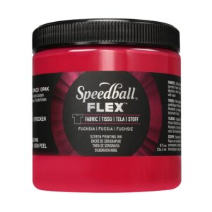 Speedball FLEX Fabric Screen ink 237ml - Fuchsia