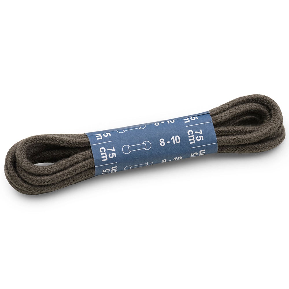 Prym Skolisse - Rund 3mm 75cm Mørk Grå - 2stk - Bilde 2
