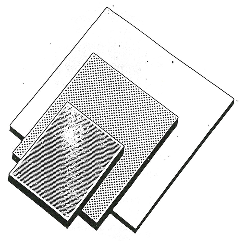 Keramisk ovnsplate - 9,5x11,5cm