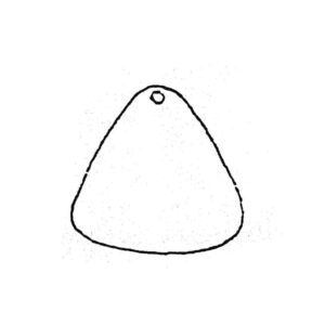 Kobberemne - Trekantet m hull