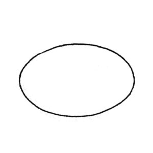 Kobberemne - Oval bue B63-40W