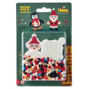 Hama Midi Sett - Liten blister - Nisse og pingvin