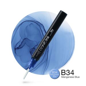 Copic Ink 12ml - B34 Manganese Blue