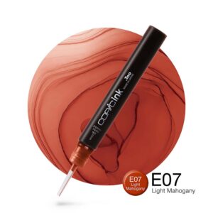 Copic Ink 12ml - E07 Light Mahogany