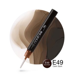 Copic Ink 12ml - E49 Dark Bark