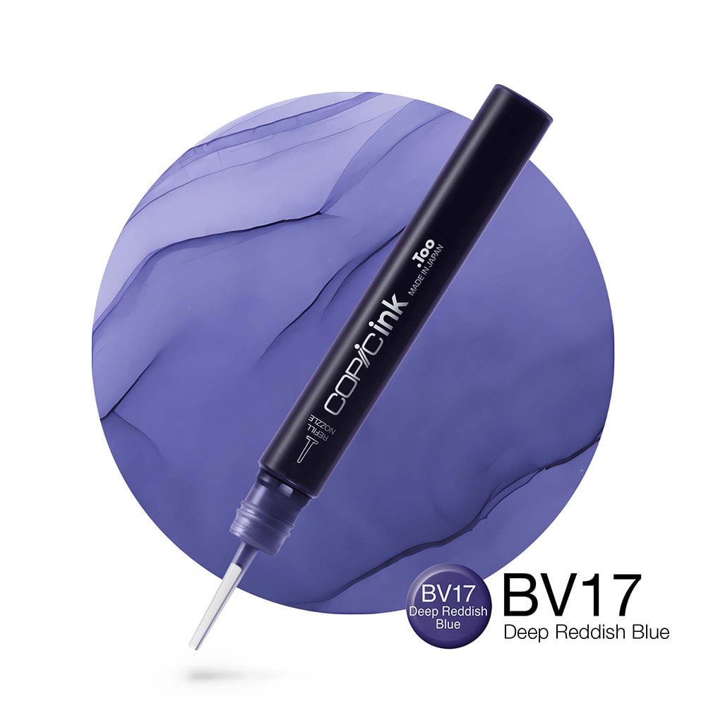 Copic Ink 12ml - BV17 Deep Reddish Blue