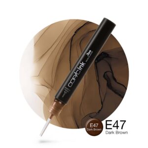 Copic Ink 12ml - E47 Dark Brown