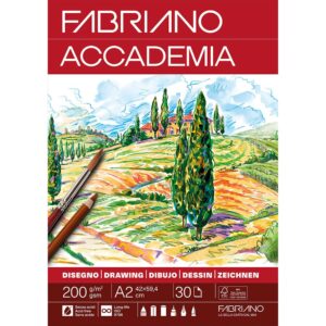 Fabriano Accademia Drawing Tegneblokk 200G A2 - 30 ark