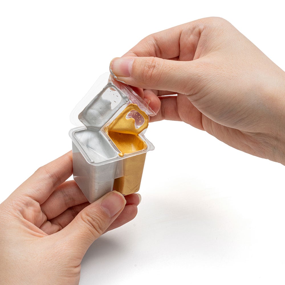 HIMI Twin Cup Gouache Sett Gult - 12stk metallic - Bilde 7