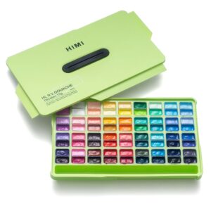 HIMI Twin Cup Gouache Sett Grønn - 72stk
