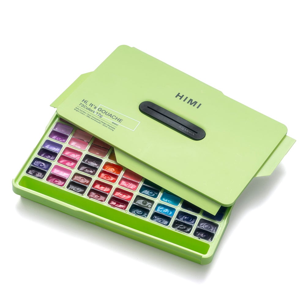 HIMI Twin Cup Gouache Sett Grønn - 72stk - Bilde 6