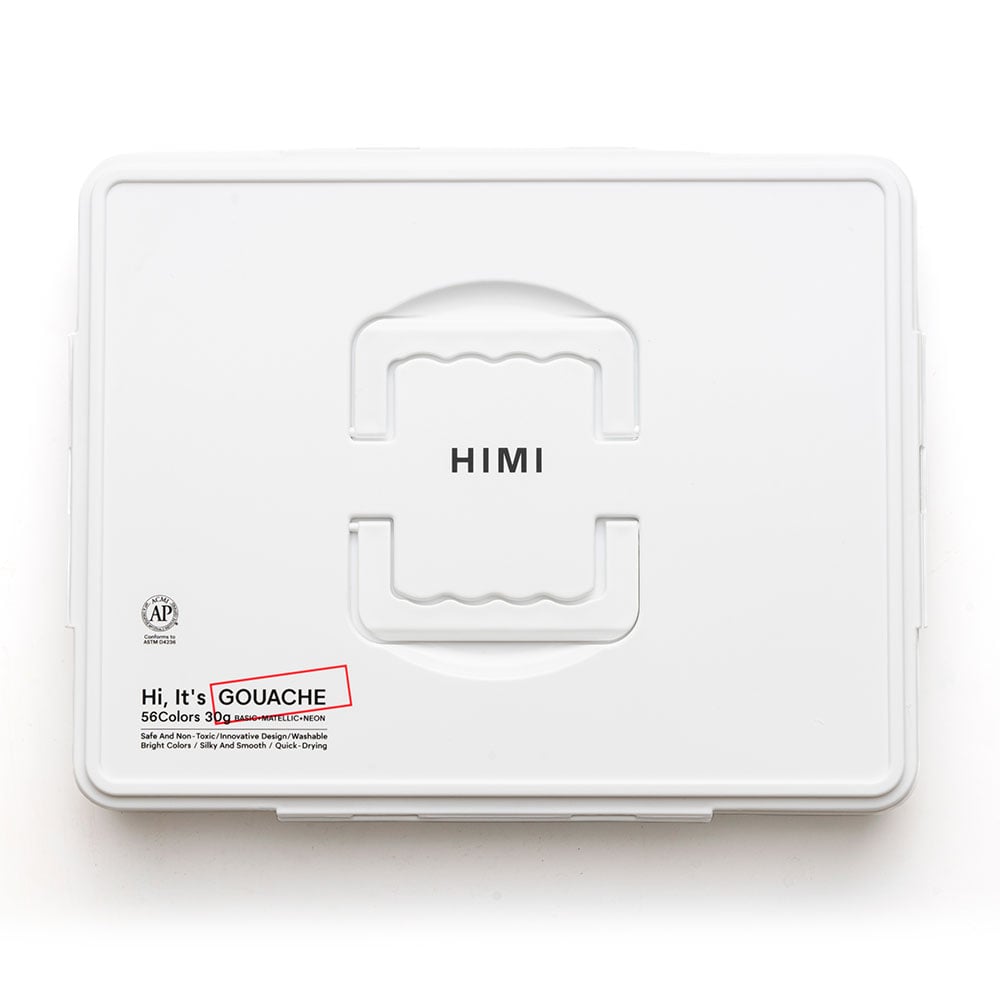 HIMI Jelly Cup Gouache Sett Hvit - 56stk - Bilde 5