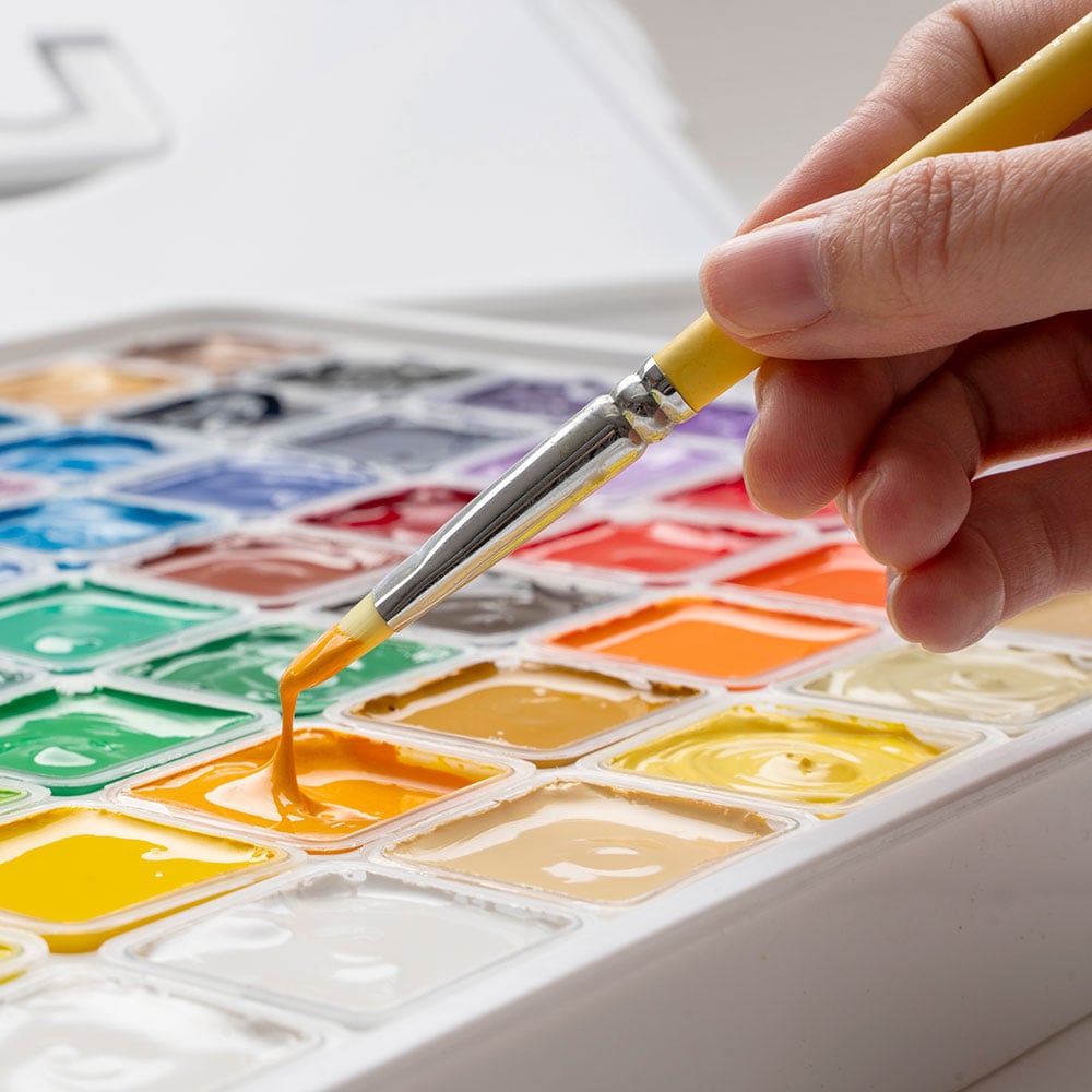 HIMI Jelly Cup Gouache Sett Hvit - 56stk - Bilde 7