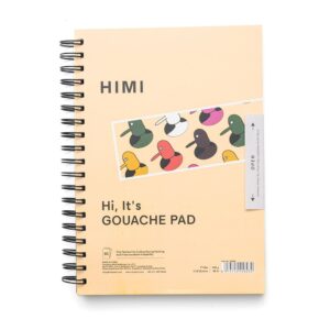 HIMI Gouache Maleblokk Spiral - 160g 50ark - 18x25cm