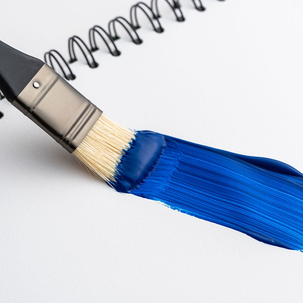 HIMI Gouache Maleblokk Grønn Spiral 160g 50ark - 21,5x21,5cm - Bilde 4