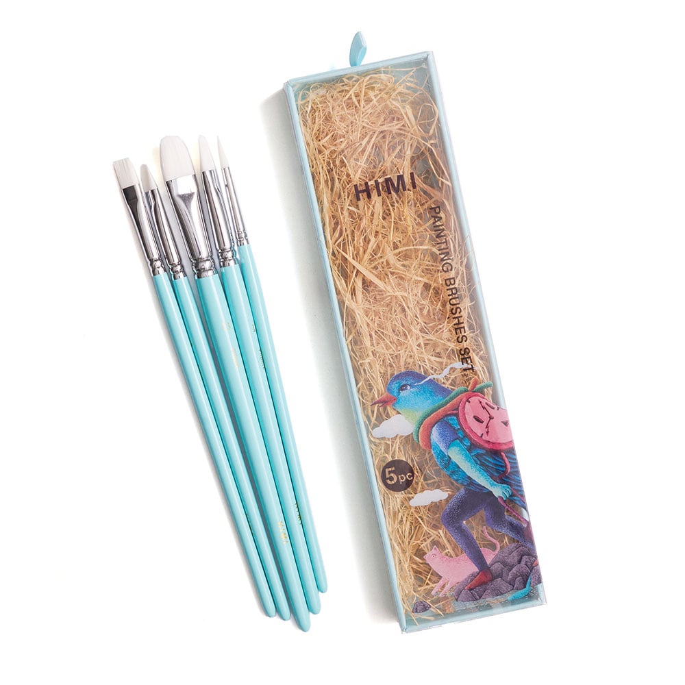HIMI Penselsett 5stk - Blå - Bilde 4