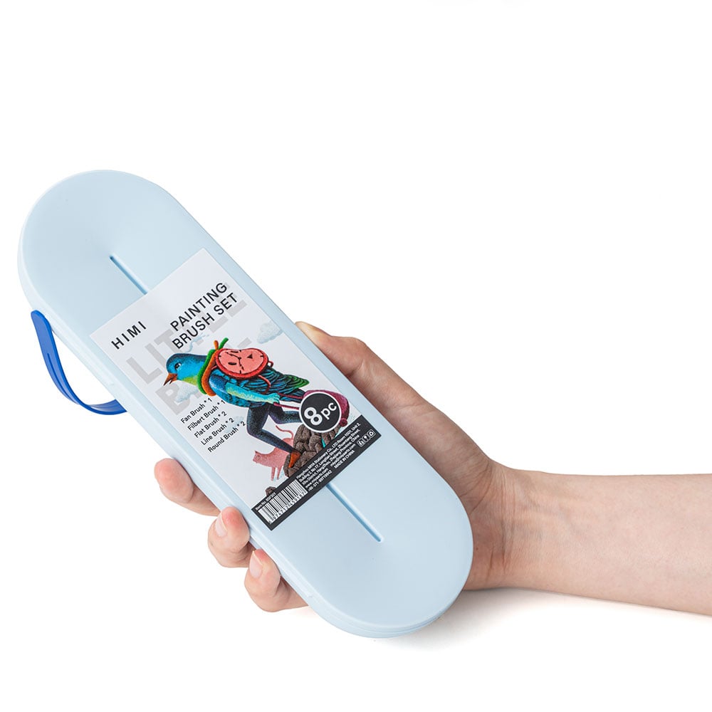 HIMI Penselsett 8stk - Blå - Bilde 3