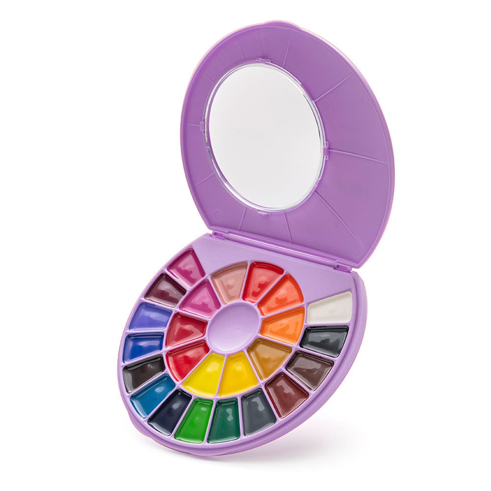 HIMI Semi-Moist Watercolour Akvarell Sett - 24stk + pensel - Bilde 3