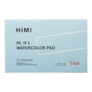 HIMI Watercolour Akvarellblokk 300g 20ark limt - 14x21,6cm