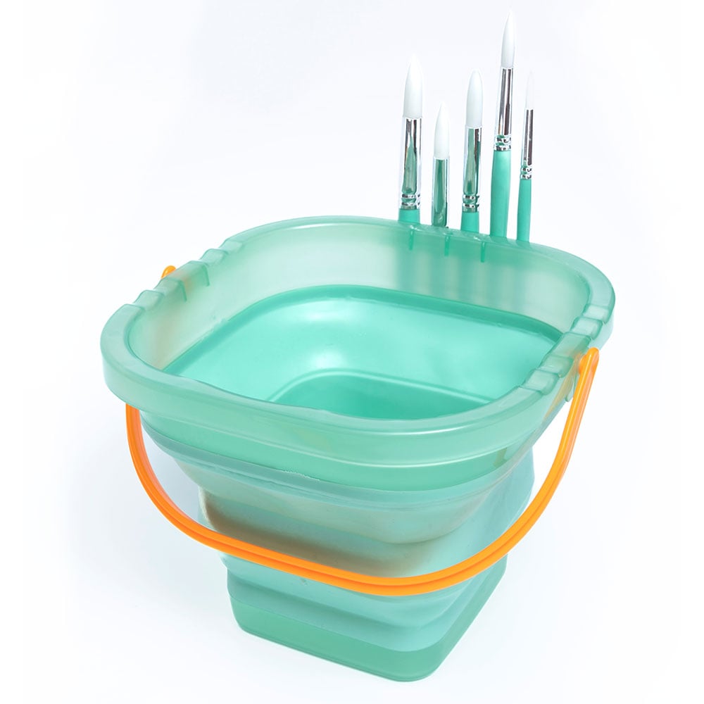 HIMI Sammenleggbar bøtte med håndtak og penselholder - Bilde 5